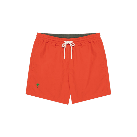 Palm Tree | Beach Shorts | Beach Red