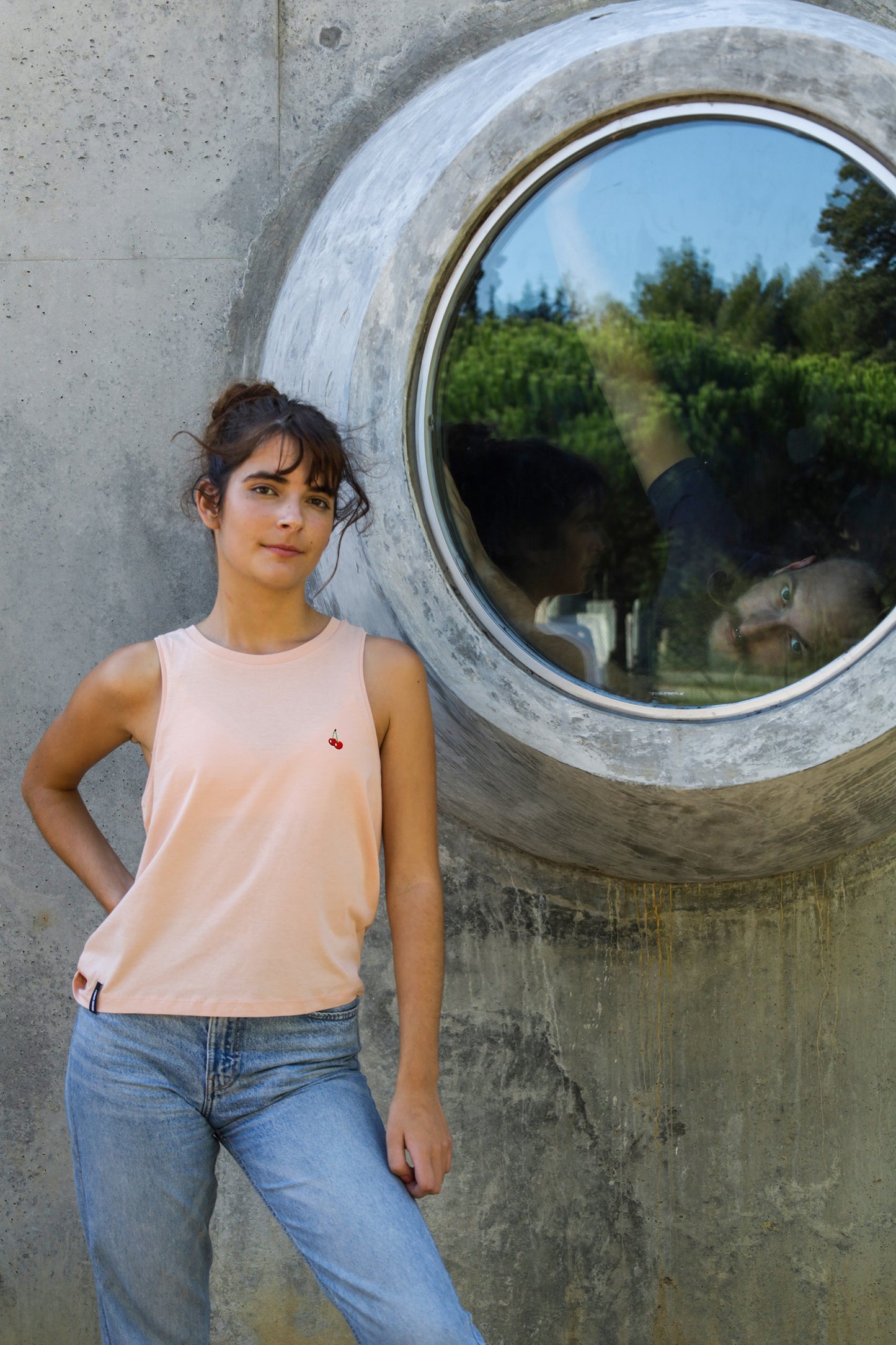 Cherry | Tank Top | Salmon