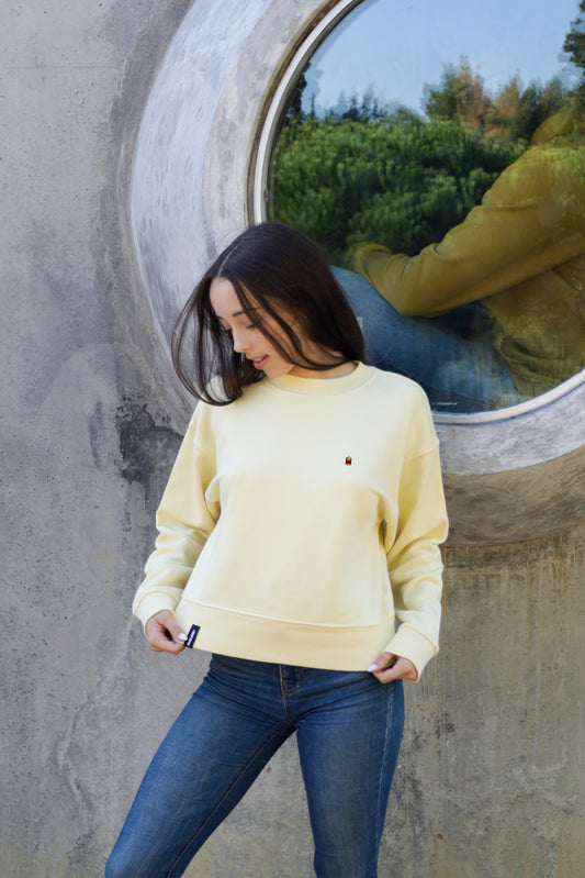 Negroni | Cropped Sweatshirt | Banana Yellow