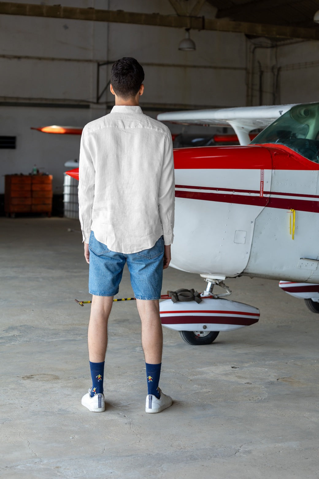 Spikey Lee | Linen Button Shirt | White