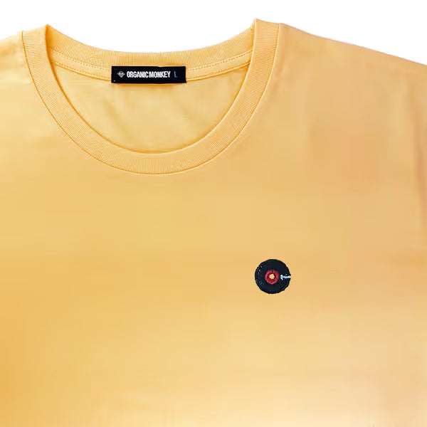 Vinyl | Regular Fit T-Shirt | Yellow Mango
