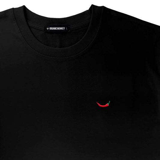 Red Hot | Relax Fit T-Shirt | Black