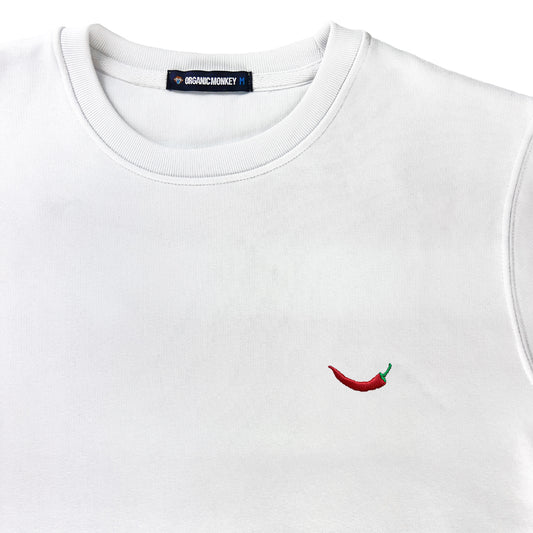 Red Hot | Sweatshirt | White