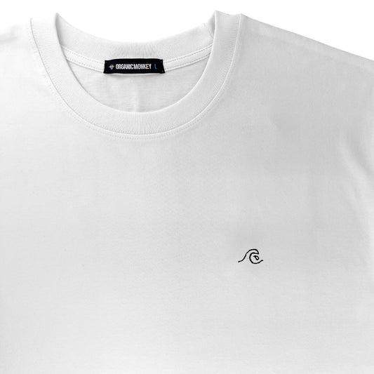 Wave Line | Relax Fit T-Shirt | White
