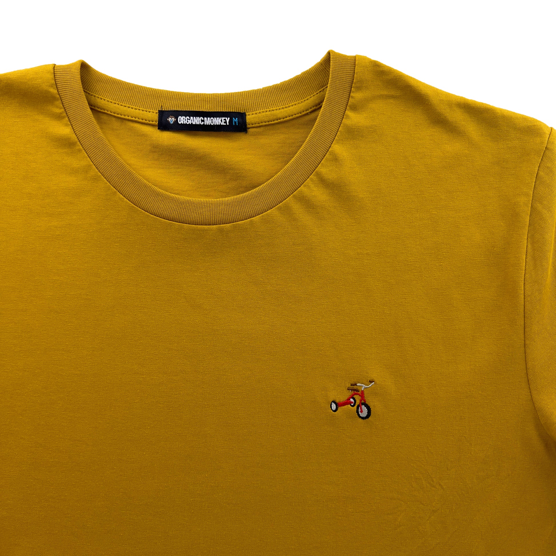 3Wheeler Regular Fit TShirt Mustard Organic Monkey