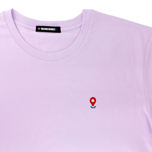 Pin Location | Regular Fit T-Shirt | Lavender