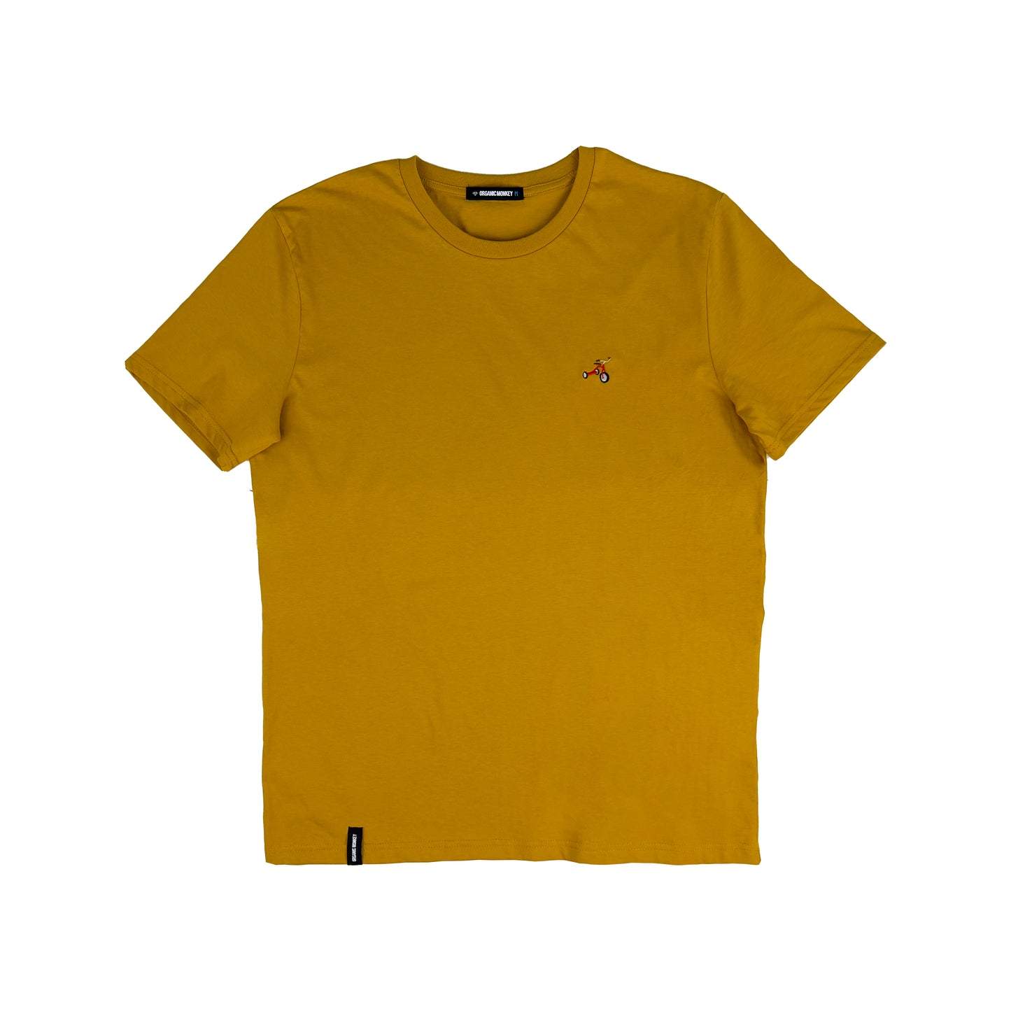 3Wheeler Regular Fit TShirt Mustard Organic Monkey